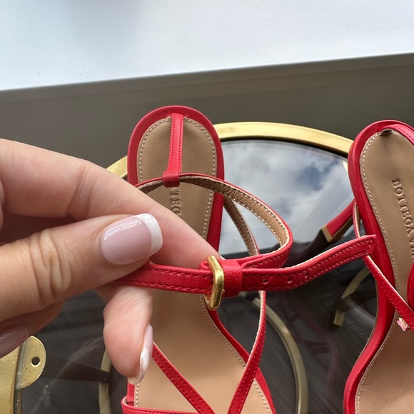 BOTTEGA VENETA
Red Stretch Strap Sandal - Picture 5 of 5